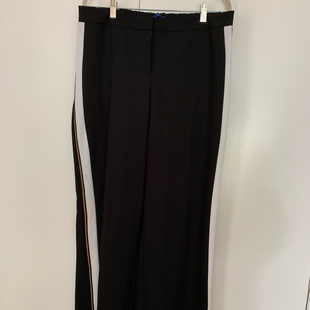 Black wide leg pants